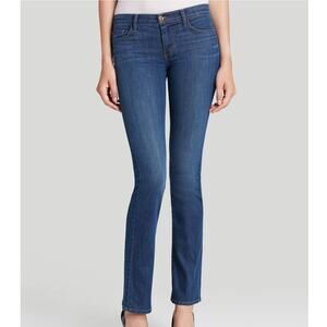 J Brand Jeans Womens 27 Cigarette Leg Clarity Blue Denim Made in USA Stretch